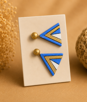 Sapphire Peak Terracotta Jewellery Studs