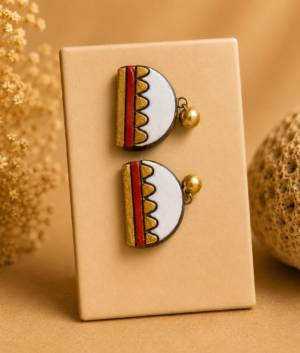 Sunset Arch Handcrafted Terracotta Jewellery Studs Set