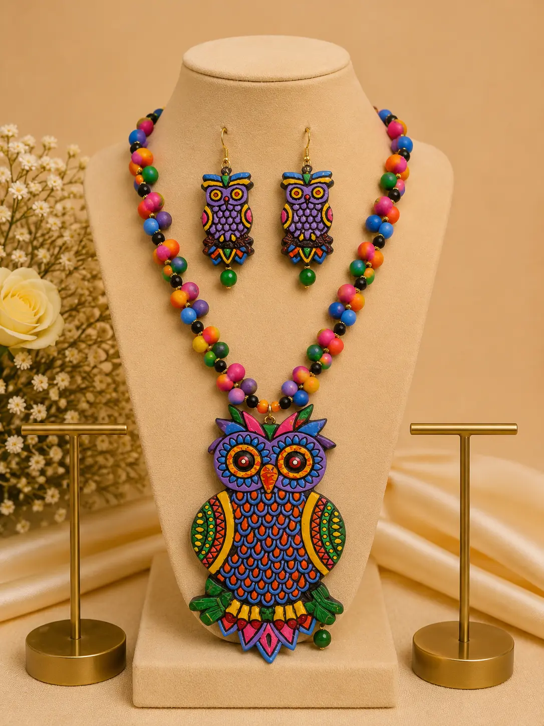 Terracotta Necklace Set