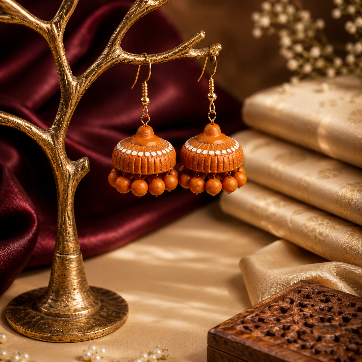 Terracotta Jhumkis